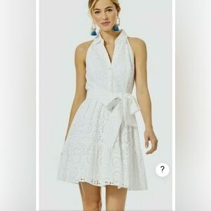 White Lilly Pulitzer dress. Size 00. Worn once. Cleaned